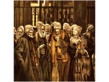 The Jews conspire together, from The Life of Jesus Christ by J.J.Tissot, 1899